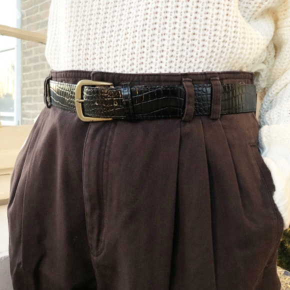 Crocodile Effect Belts
